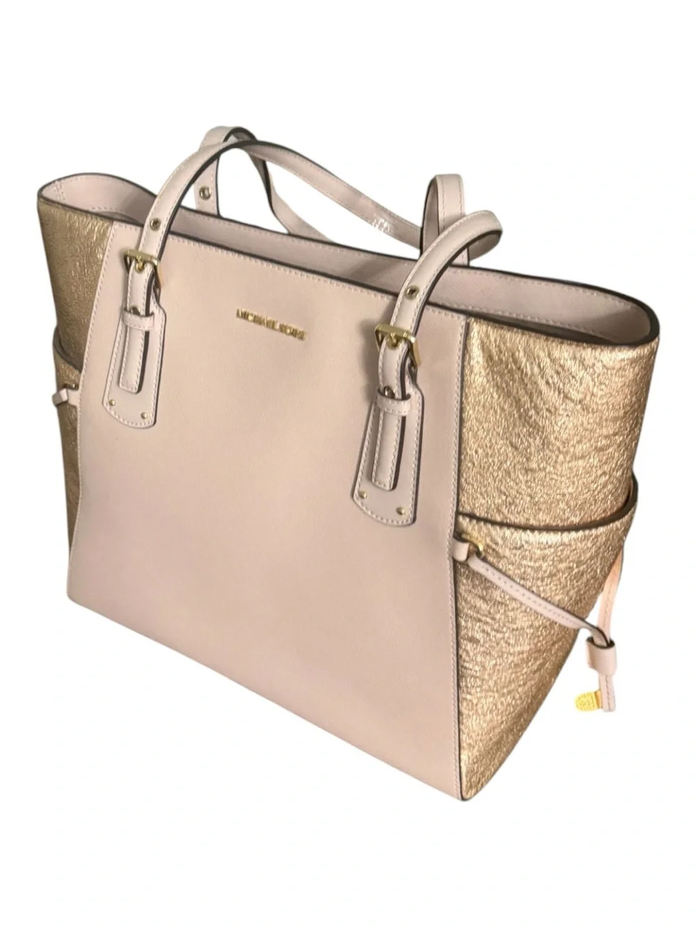 Michael Kors Pink and RoseGold Tote Bag